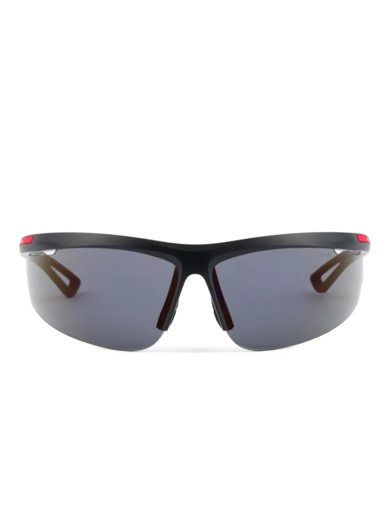 

Prada Linea Rossa logo-print солнцезащитные очки, черный