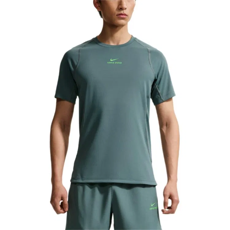 Футболка Pro T Shirts Men's Mineral Slate Blue Crew Neck Nike