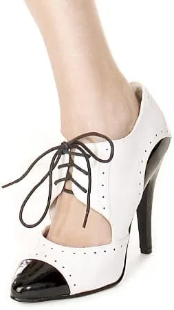 Мужские оксфорды Ellie White/Black Ellie Shoes — фото 3