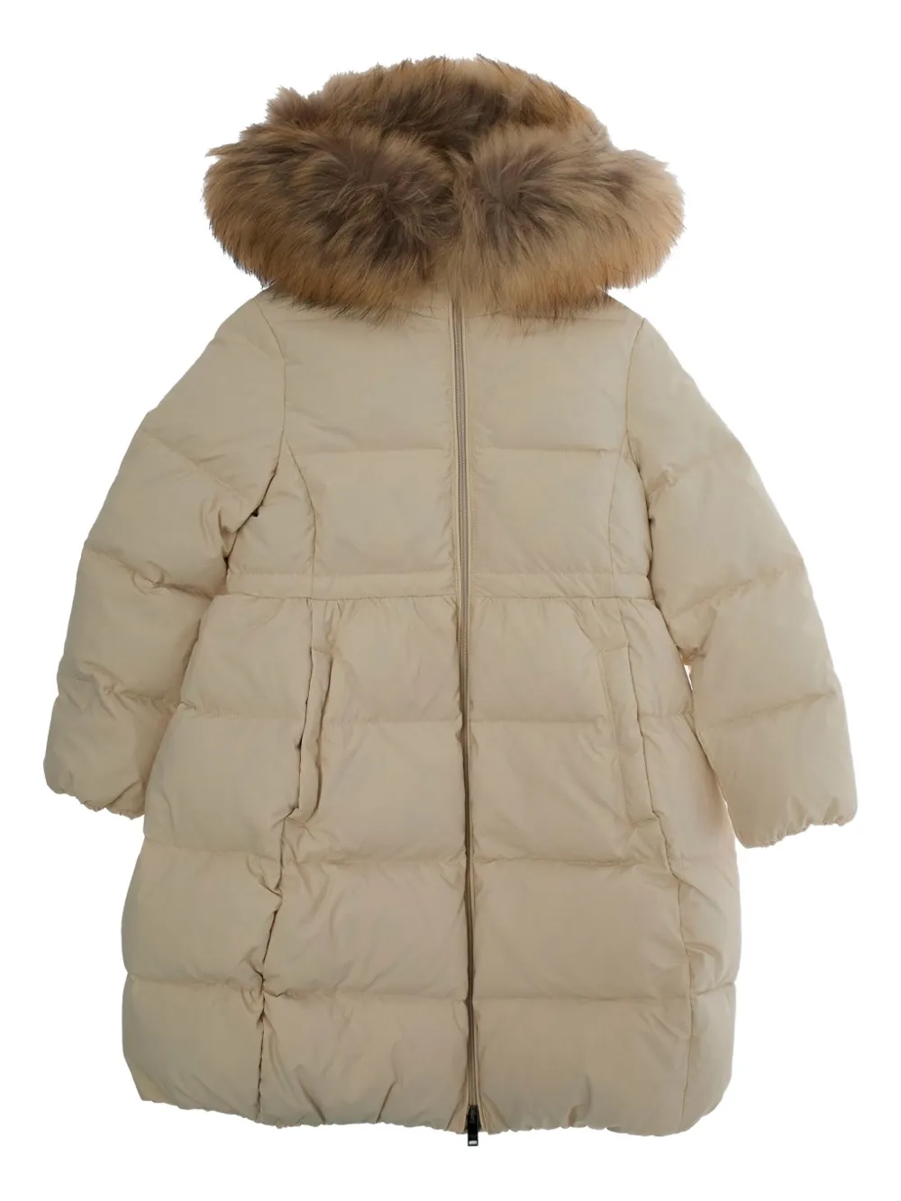 

Пальто с вышивкой-логотипом Il Gufo, бежевый