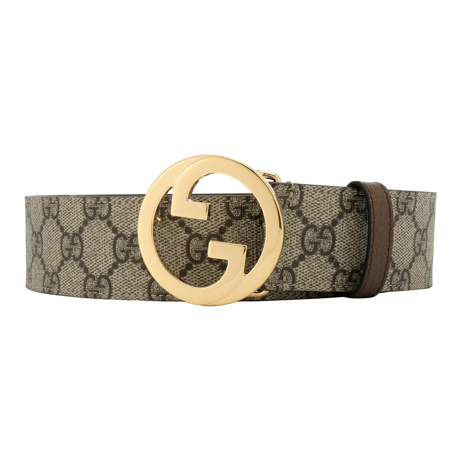 

GUCCI Пояс с монограммой Блонди, Brown