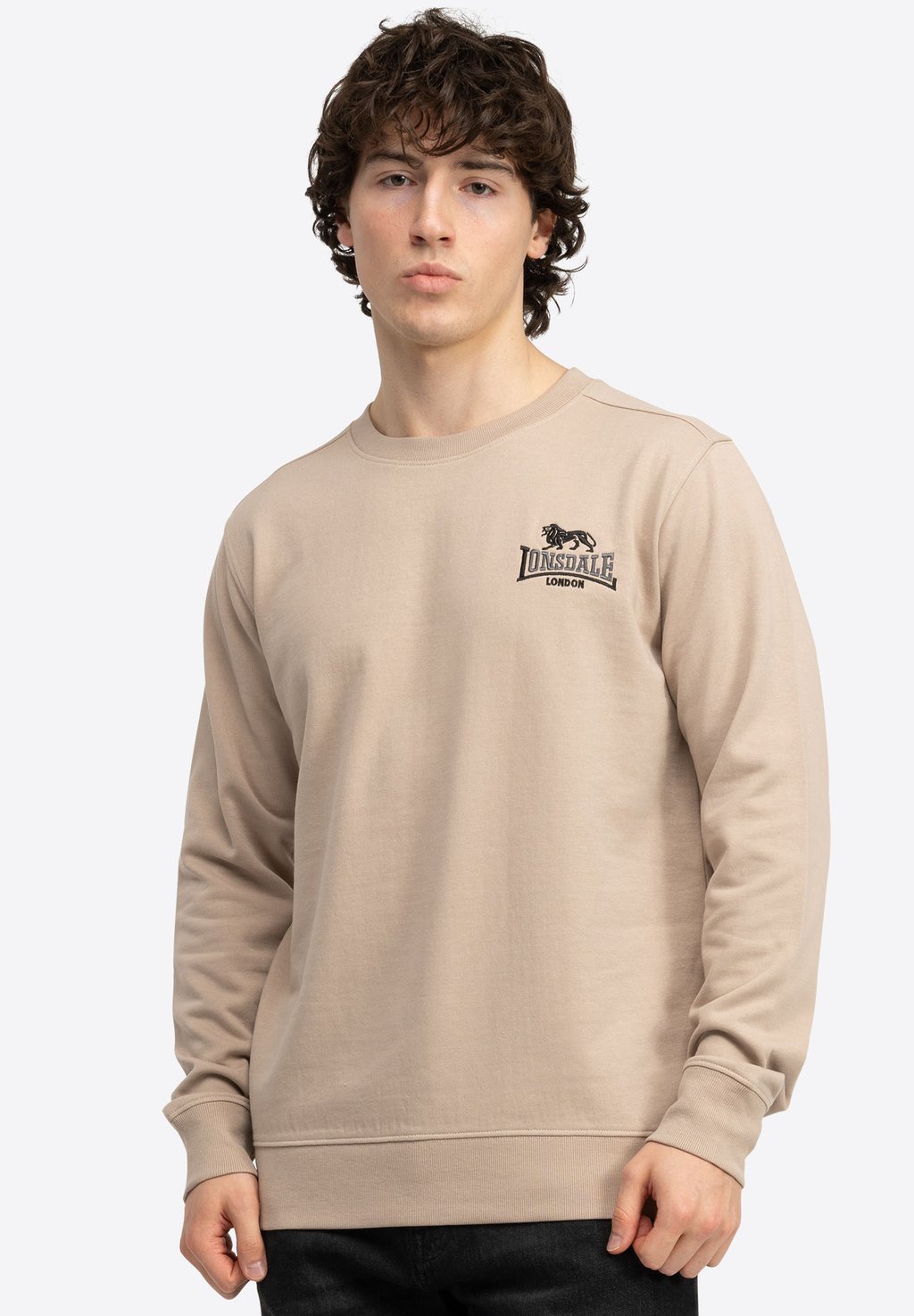 

Толстовка RUNDHALS SCHMALE LYMPSTONE Lonsdale, песочный