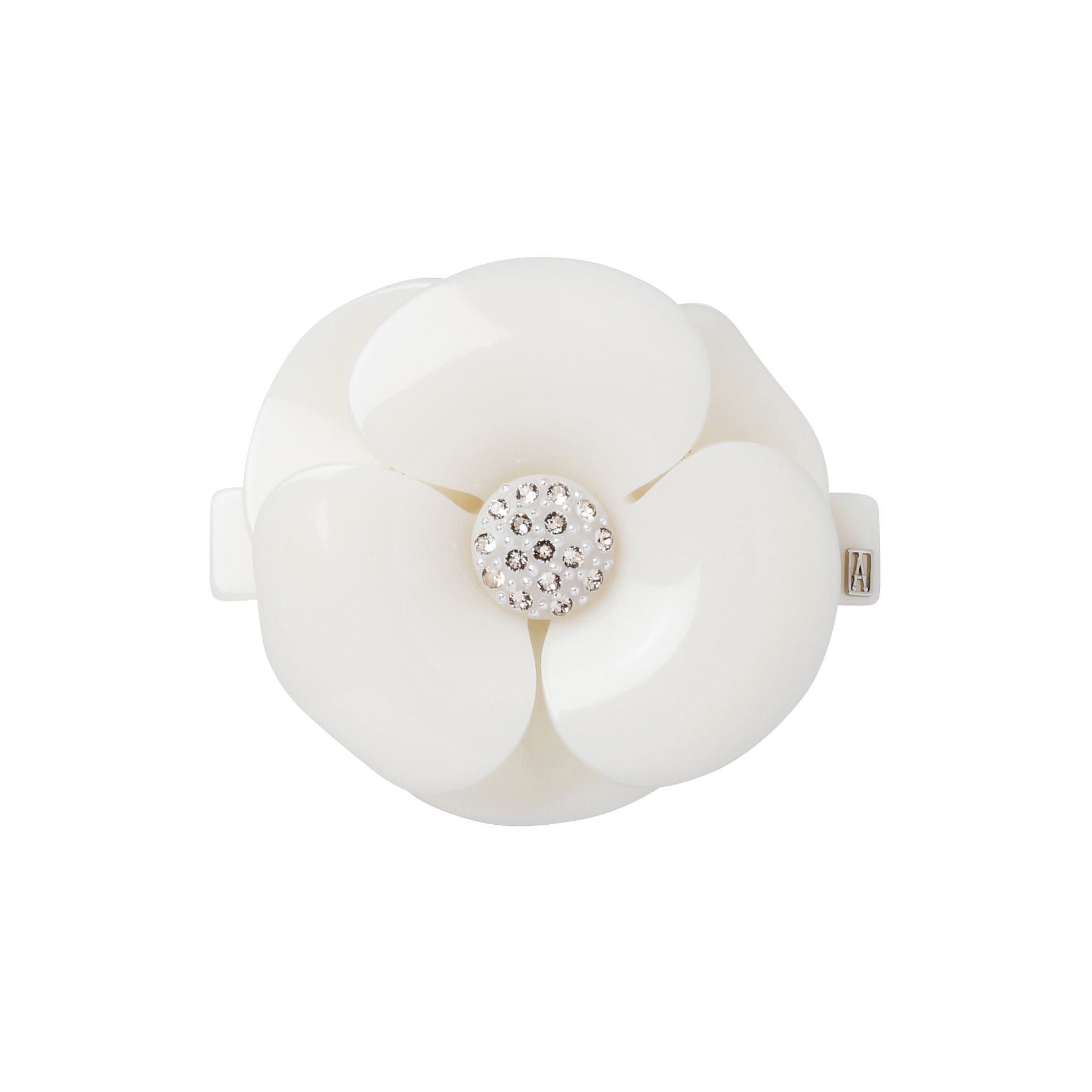 Заколка (6 см) Alexandre De Paris, Ivory (I)