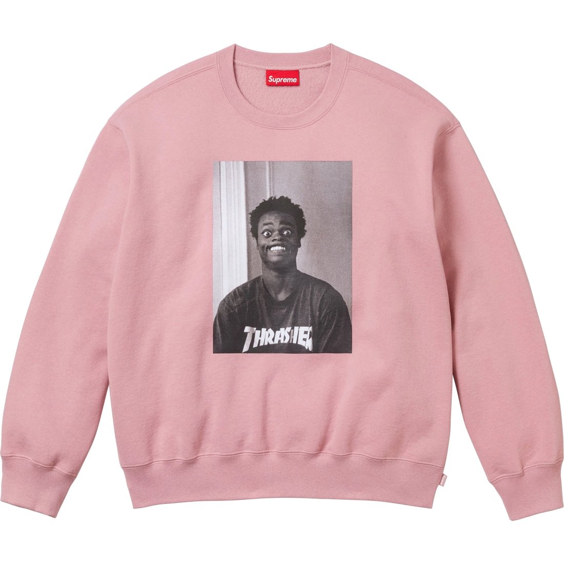 

Толстовка Thrasher Crewneck Supreme, серая