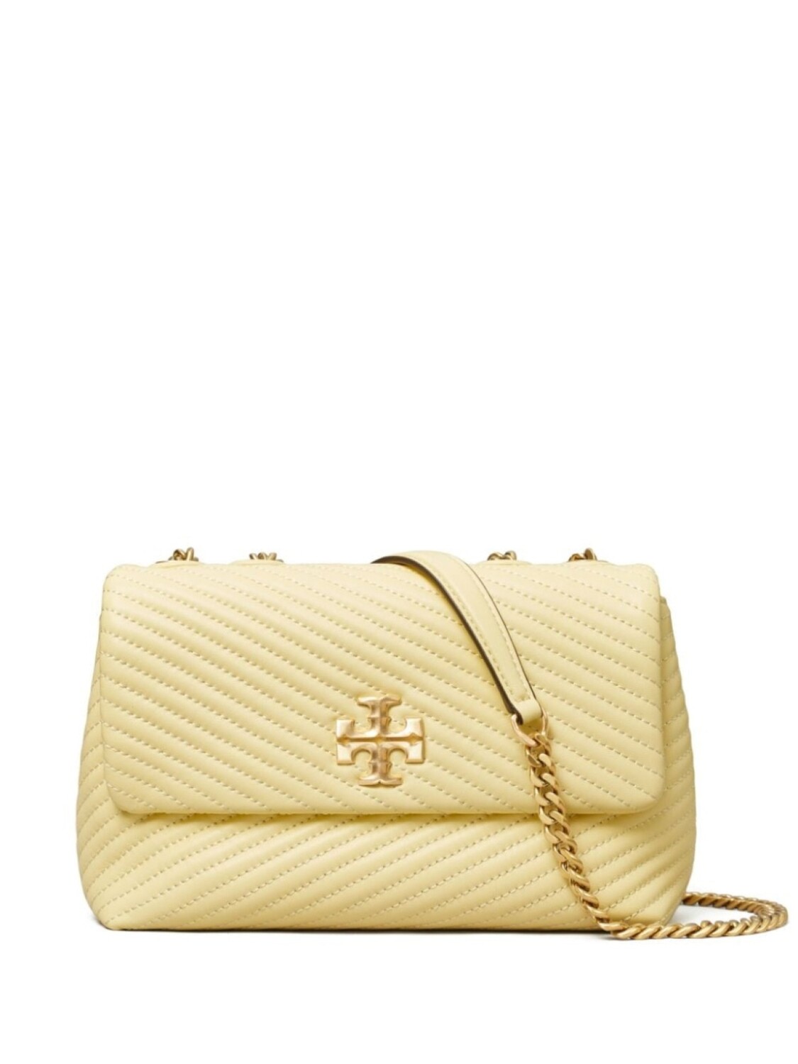 

Маленькая сумка-трансформер Kira Moto Quilt Tory Burch, желтый