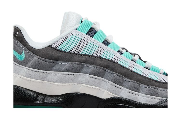 Кроссовки Nike Air Max 95 GS 'Hyper Turquoise', серый — фото 3