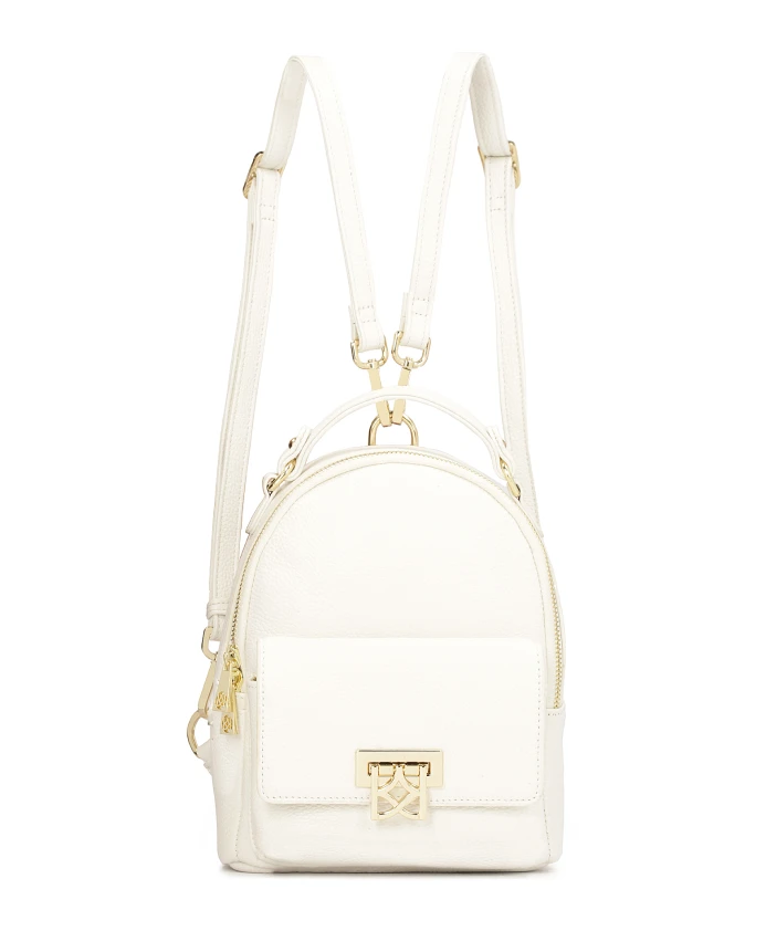 

Небольшой кожаный рюкзак в городском стиле Kazar, белый