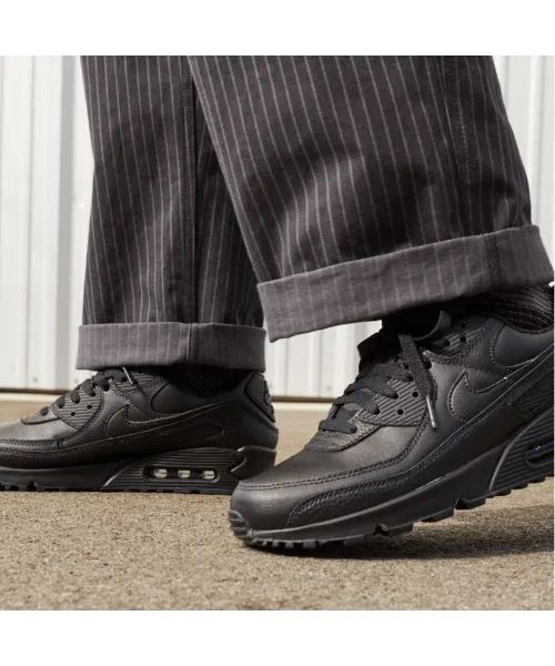 Унисекс кроссовки Air Max 90 LTR NIKE чёрные — фото 2