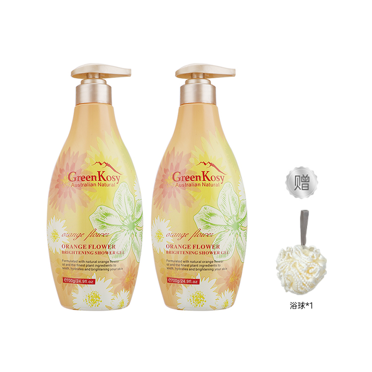 

Нероли чайное дерево гель для душа ароматический очищающий увлажняющий пот-пури 700г*2 GreenKosy