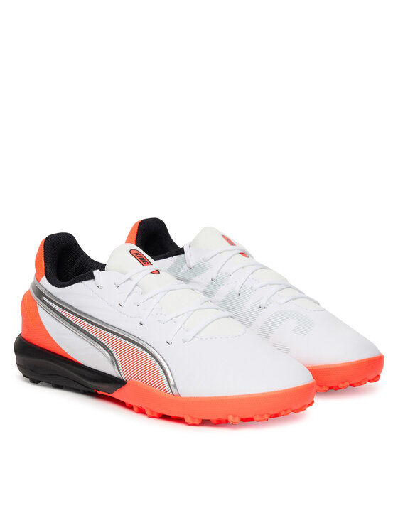 Футбольные бутсы King Match Tt Jr 108838 01 Puma, белый — фото 2