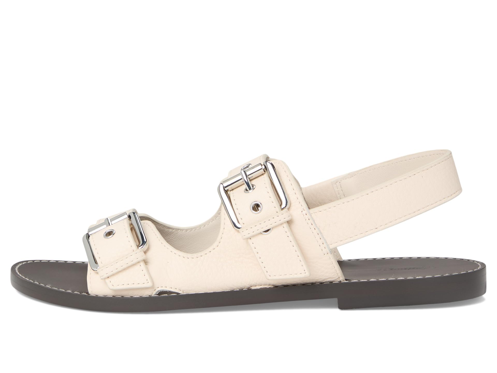 Сандалии Madewell Indie Double Buckle Sandals, слоновая кость — фото 4