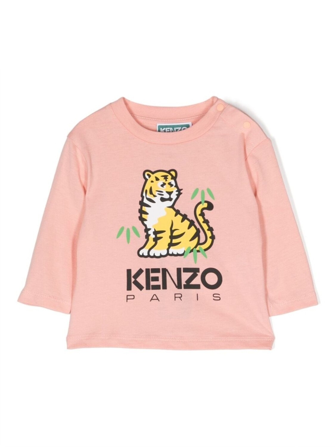 

Kenzo Kids толстовка с графичным принтом, розовый