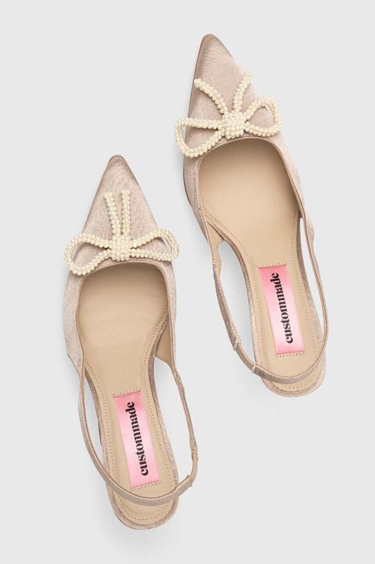 Ayanna на высоких каблуках Satin Pearl Custommade, коричневый — фото 4