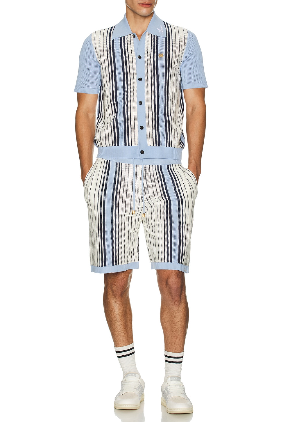 

Script Stripe Шорты Amiri, Ashley Blue