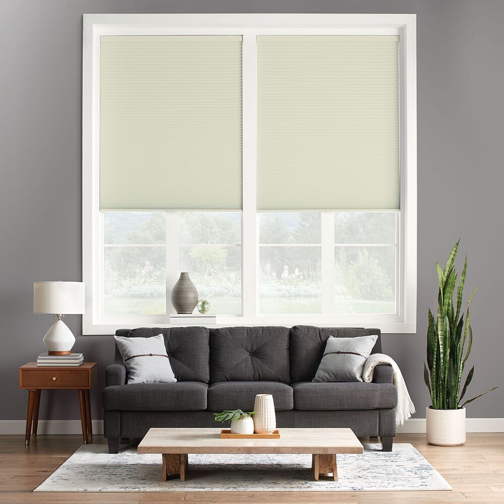 

Sonoma Goods For Life Custom Cordless Blackout сотовый оттенок — длина 48 дюймов, цвет Cream