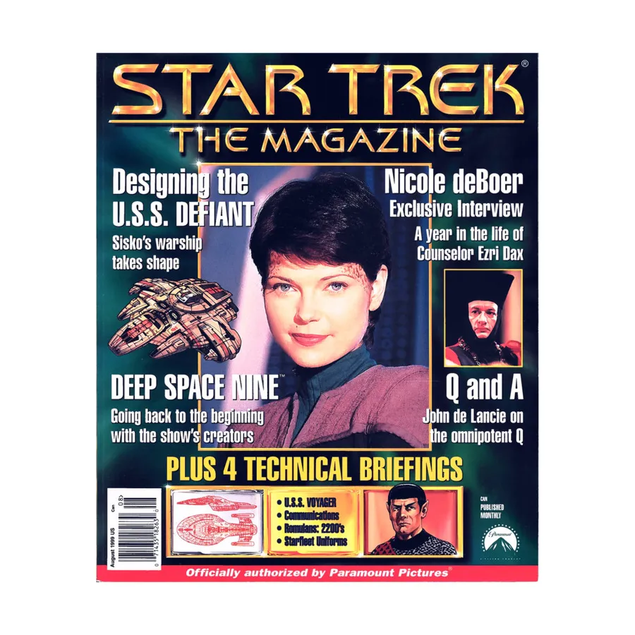 

Журнал Vol. 1, #4 "Designing the U.S.S. Defiant, Nicole DeBoer, Q and A", Star Trek - The Magazine