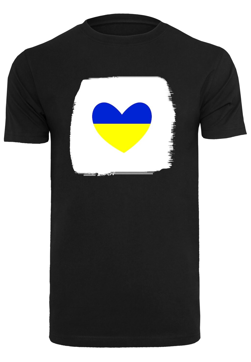 

Футболка с принтом PEACE BRUSH HEART Merchcode, черный