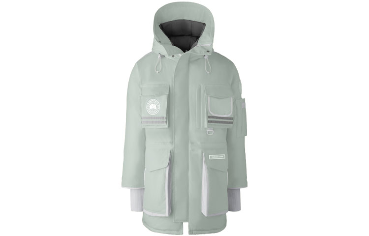 

Пуховик унисекс аква-синий Canada Goose
