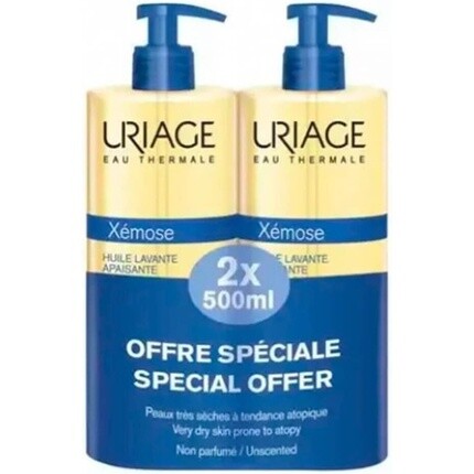 

XгMose Очищающее успокаивающее масло, 500 мл, 2 шт., Uriage