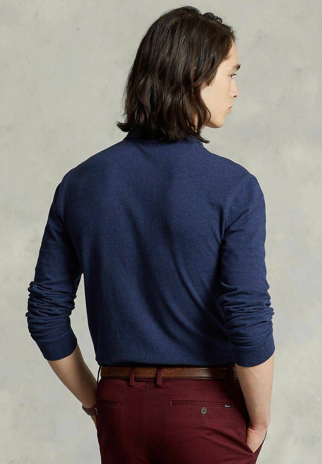 Рубашка поло CUSTOM SLIM FIT Polo Ralph Lauren, темно-синий — фото 4