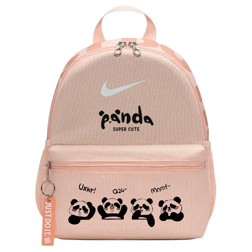 

Nike Тканевый рюкзак унисекс кораллово-красный и абрикосово-желтый, Panda Friendship
