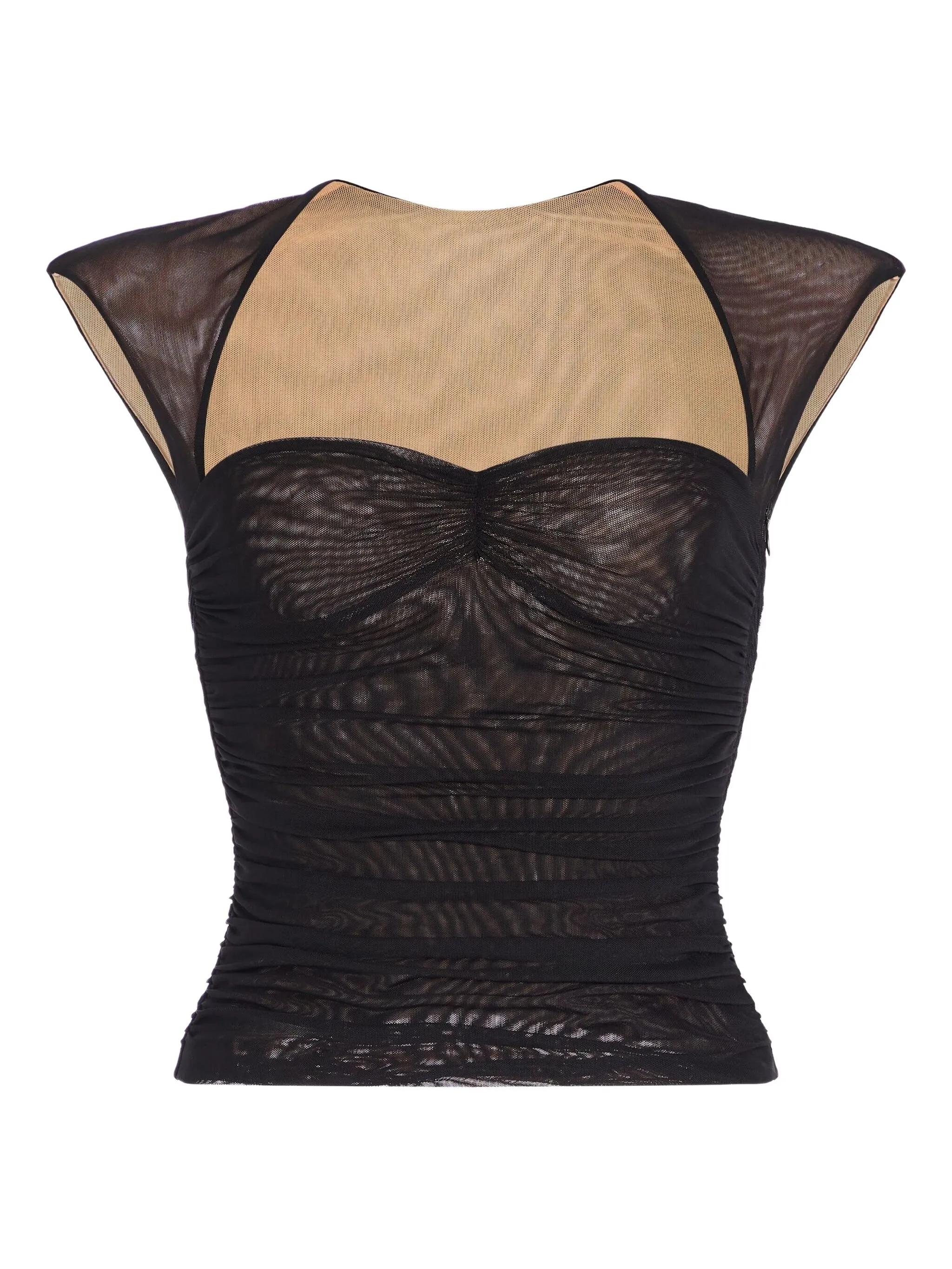 

Блузка Lille с рукавами кап Seroya, черный