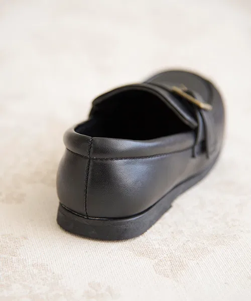Детские туфли-лоферы Catherine Cottage для формальных мероприятий чёрные — фото 3