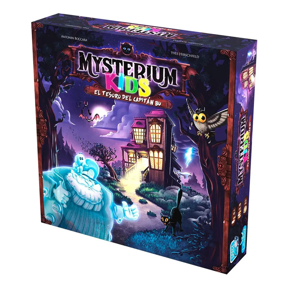 

Детская настольная игра Asmodee Mysterium Kids El Tesoro Del Capitán Bu, золотой