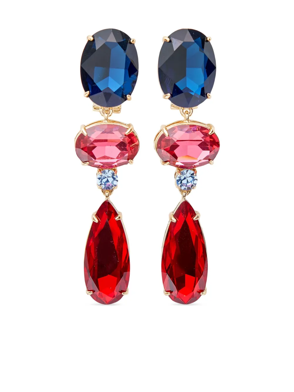 

Серьги с кристаллами Carolina Herrera, золотой