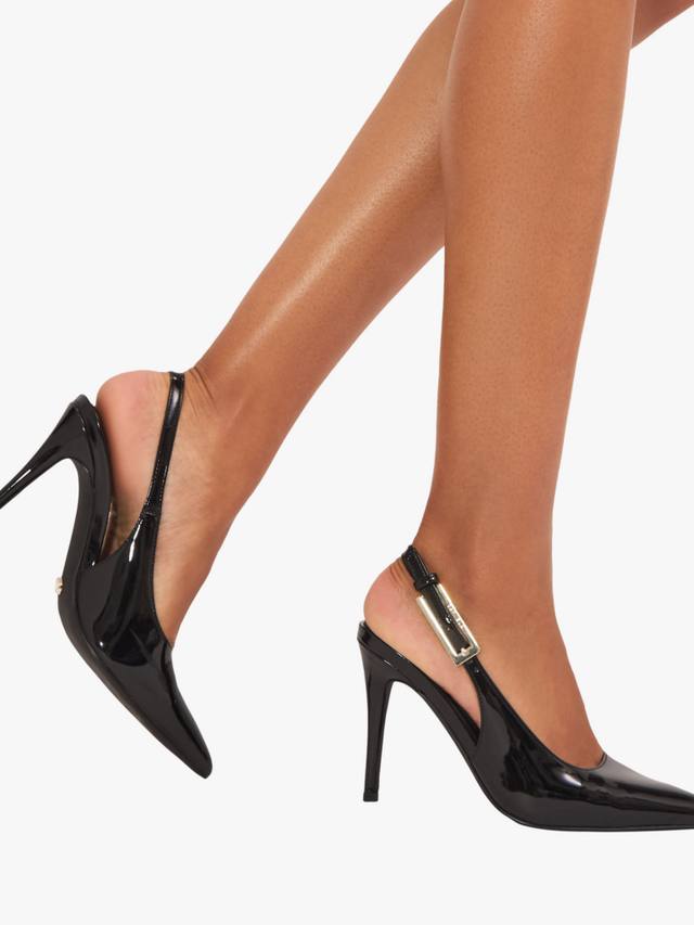 Туфли-лодочки Blanca на шпильке с открытой пяткой Carvela, Black — фото 2