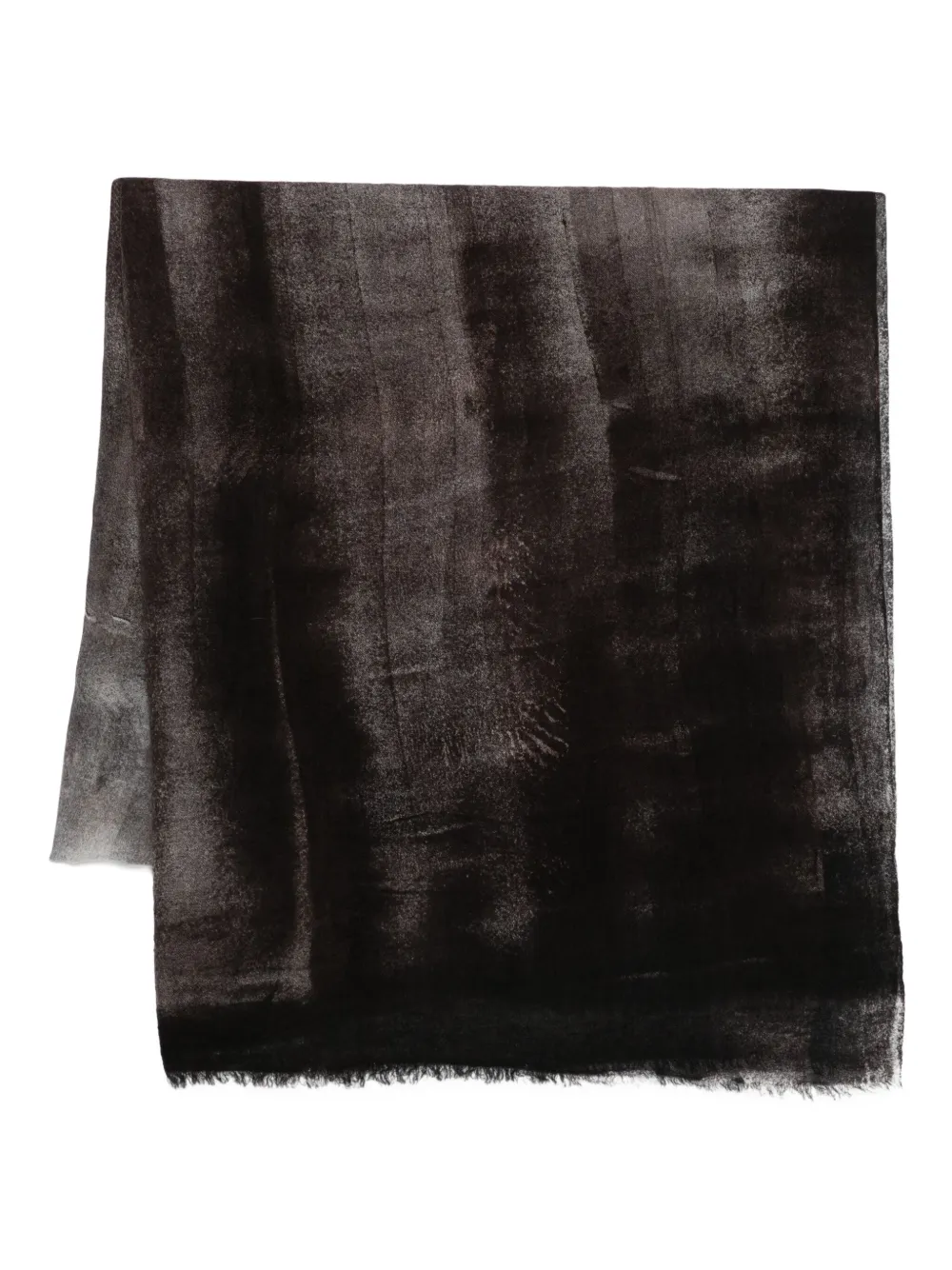 

Шарф из чистой шерсти Avant Toi, коричневый