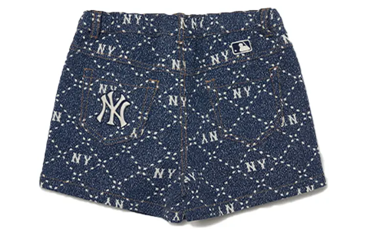 MLB Нью-Йорк Янкиз детские шорты Kids' Dark Denim Blue — фото 3
