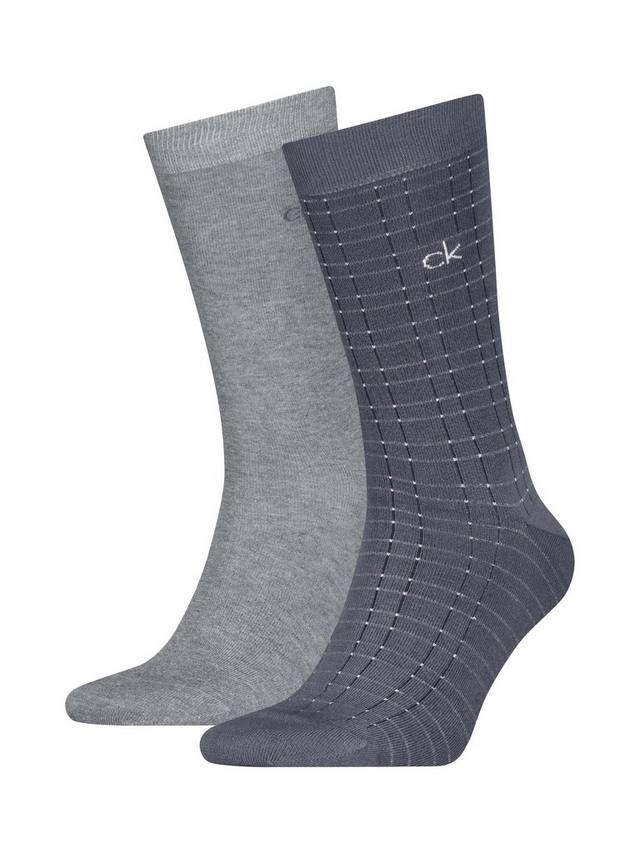 

Носки из хлопковой смеси Calvin Klein, Pack of 2, Dark Grey