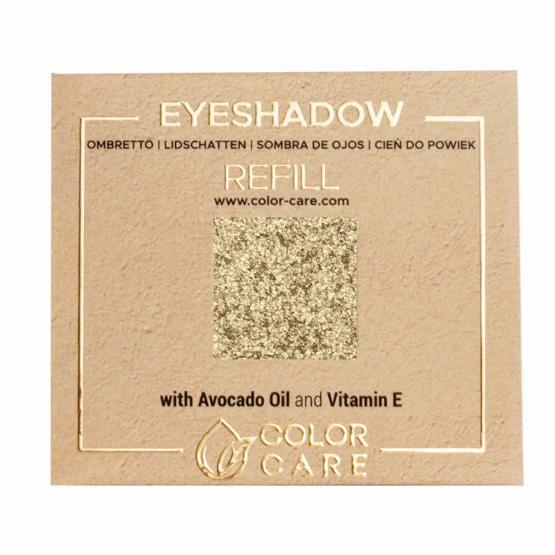 

Тени для век с веганскими блестками - 125 zeus Color Care Glitter - Green, 2 гр