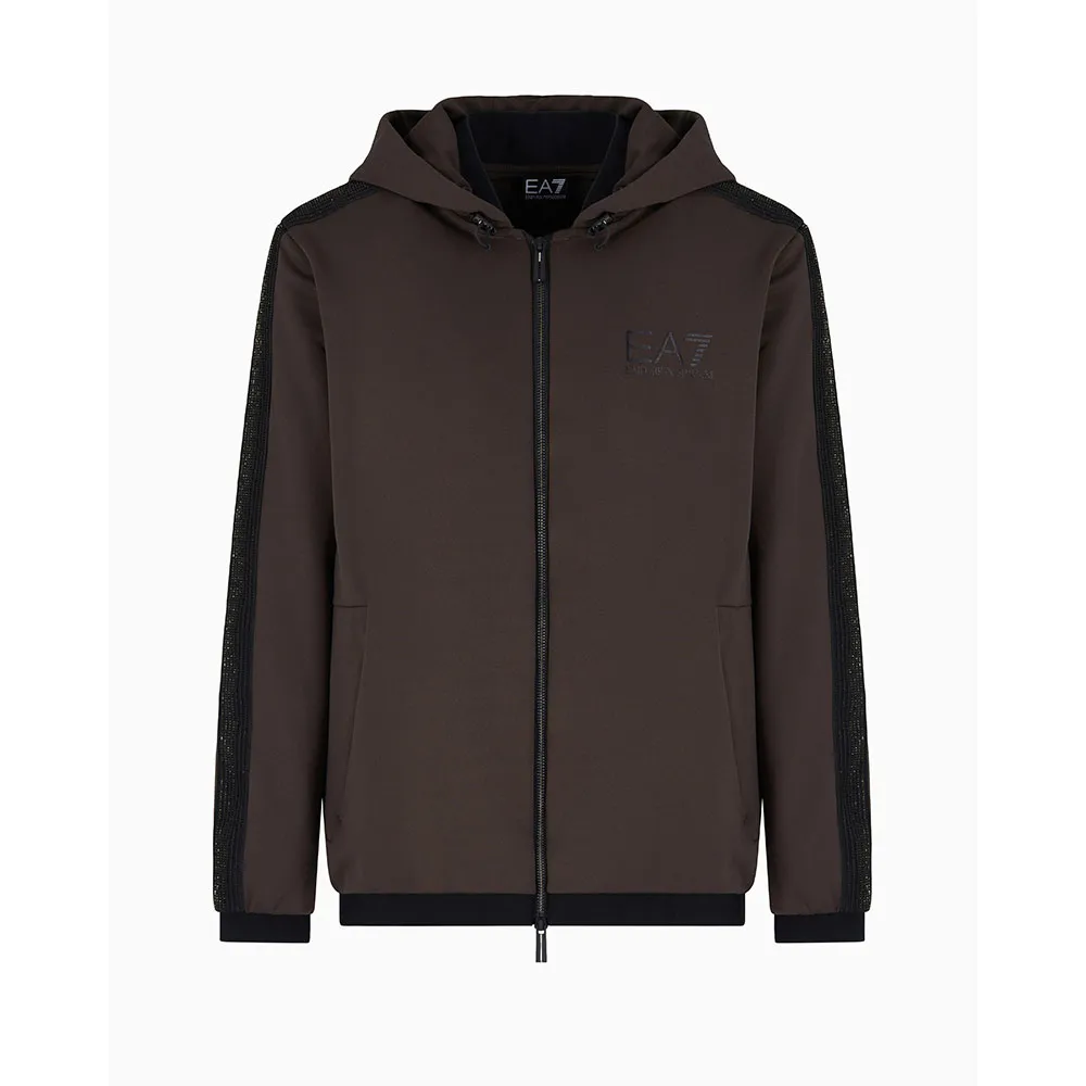 

Толстовка EA7 EMPORIO ARMANI 7M000308_AF13526 full zip, коричневый