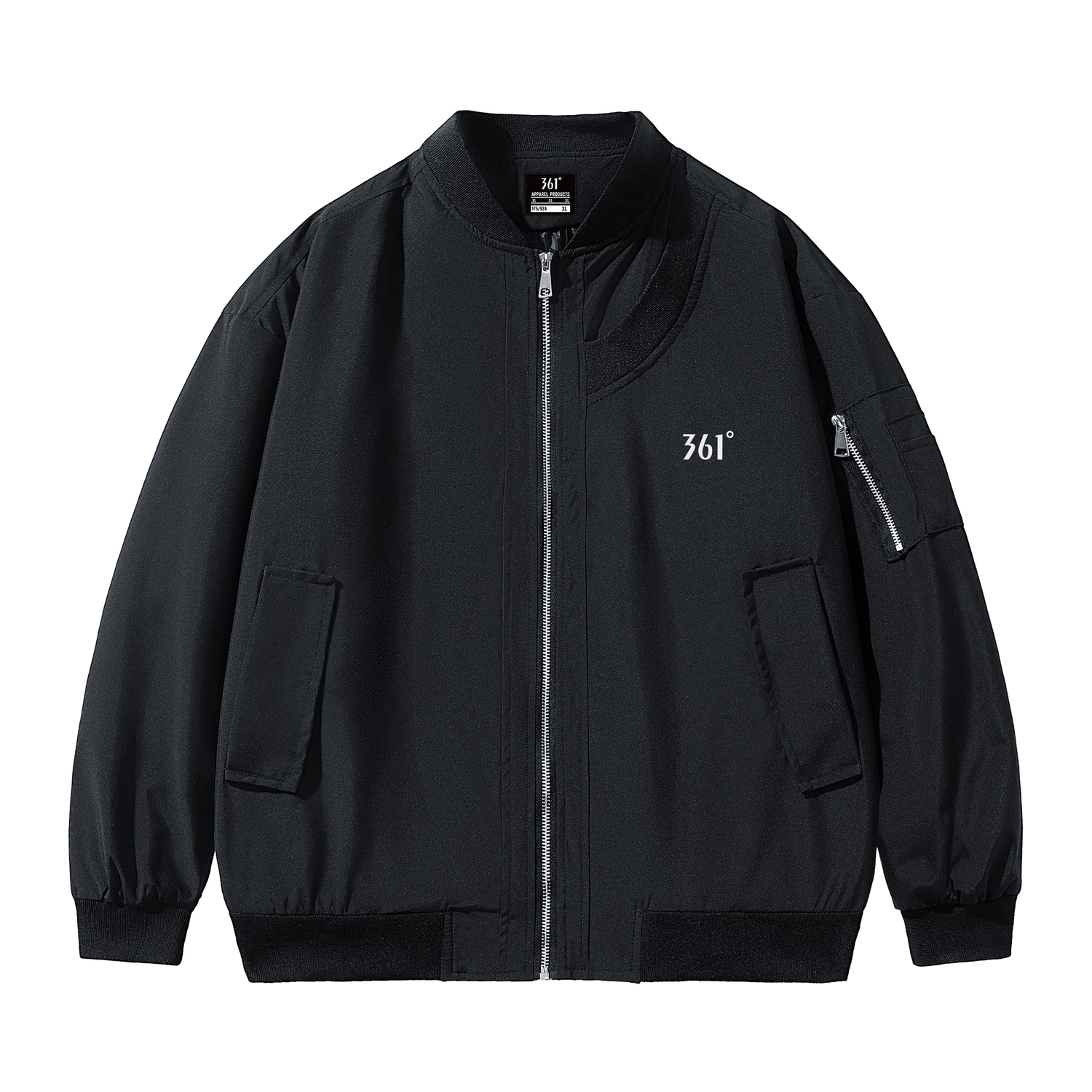 

361° Куртка мужская Super Black с бейсбольным воротником