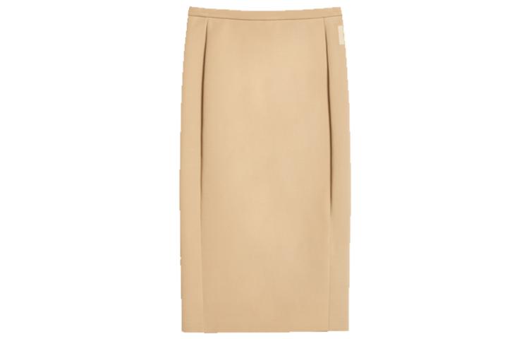 

Вязаная длинная юбка для женщин, верблюжий цвет Maxmara, camel