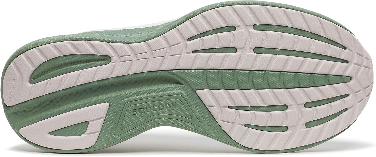 Мужские кроссовки для бега Saucony Ride 18, белый/оливковый — фото 3