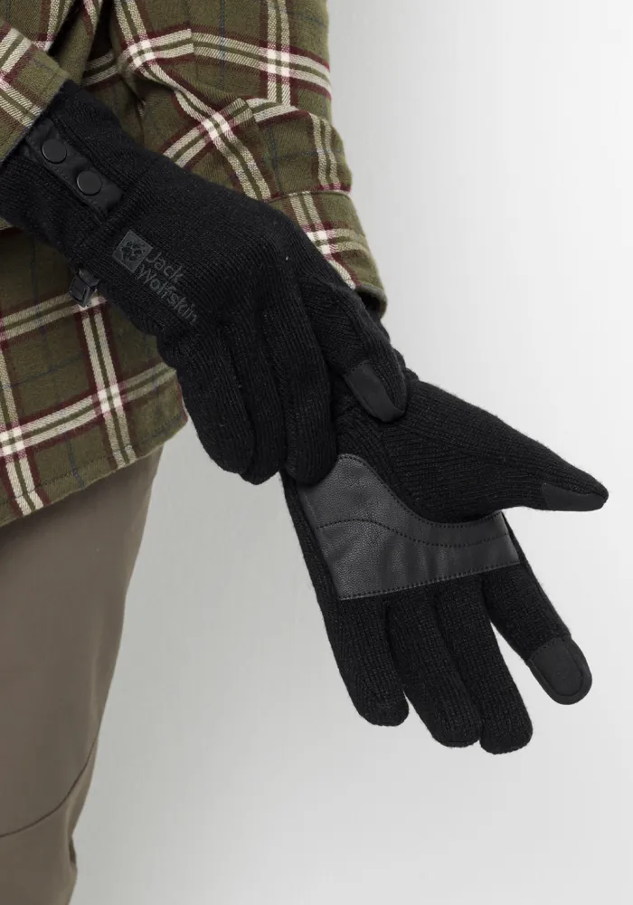 

Флисовые перчатки Jack Wolfskin "WINTER WOOL GLOVE", черный