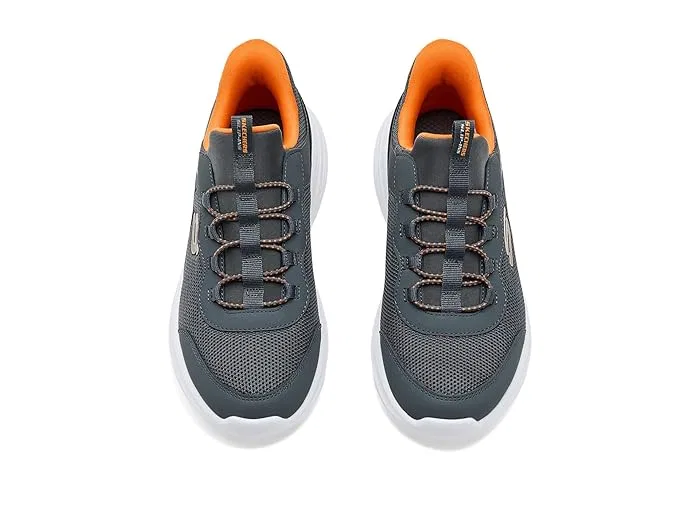 Кроссовки с технологией Hands Free Slip-Ins Bounder Pro 404208L SKECHERS KIDS, Charcoal — фото 3