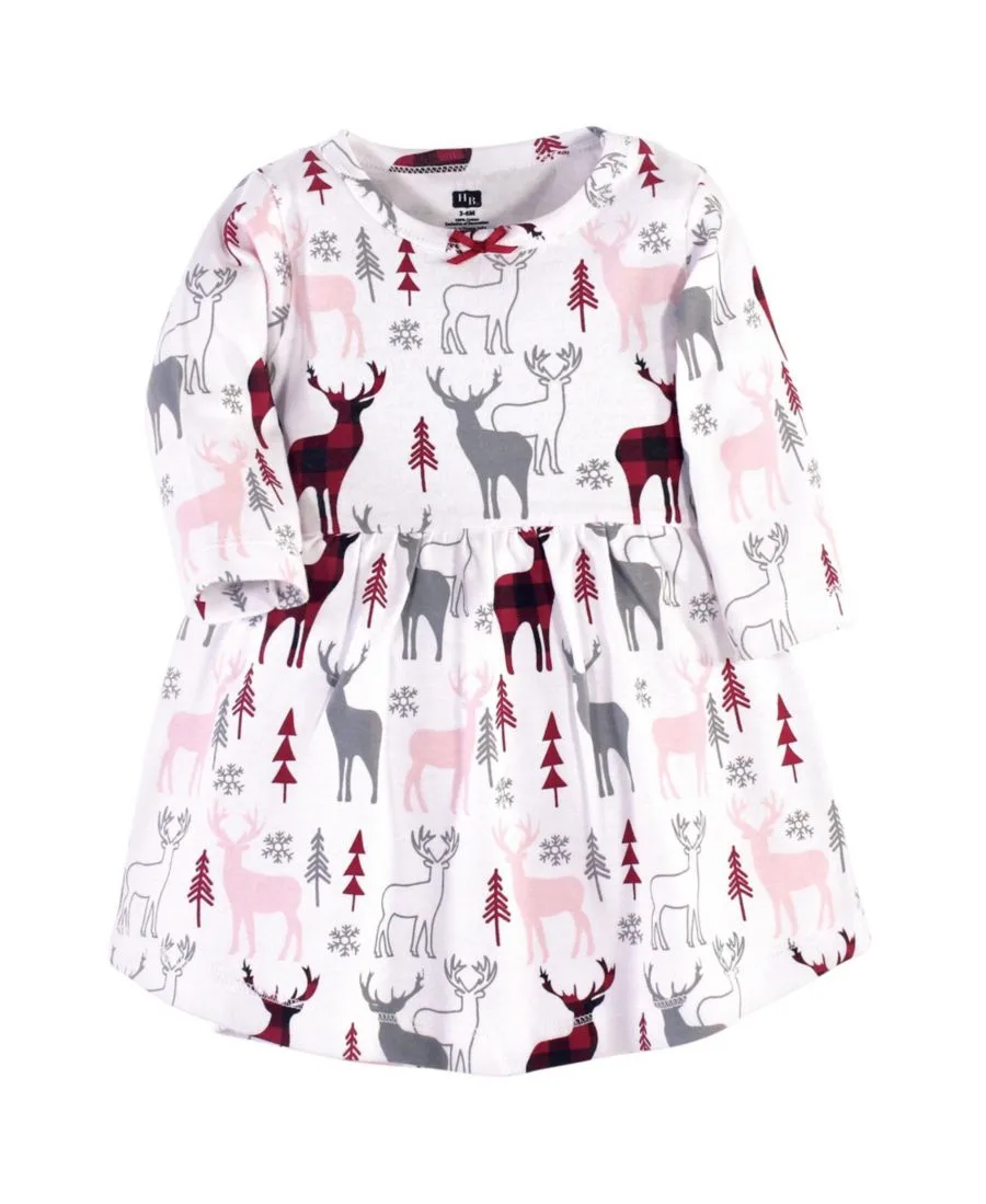 Комплект из двух платьев с длинными рукавами Hudson Baby, Deer — фото 3