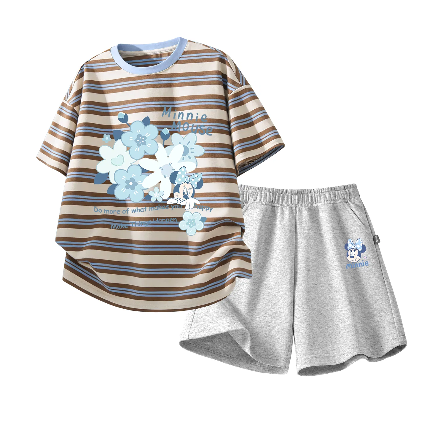 Спортивный костюм для детей Disney, Di Binghuani Blue Coffee+Di Li Qiaoni K Gray