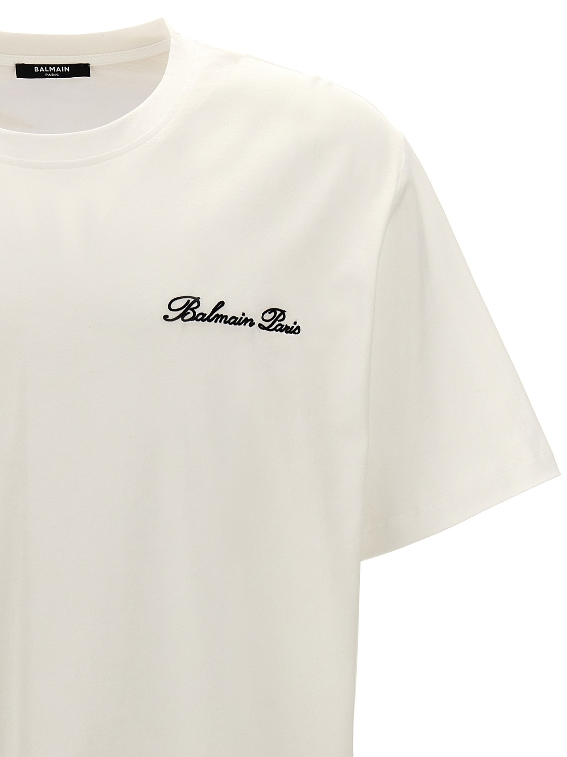 Футболка «Signature» BALMAIN, белый/черный — фото 3