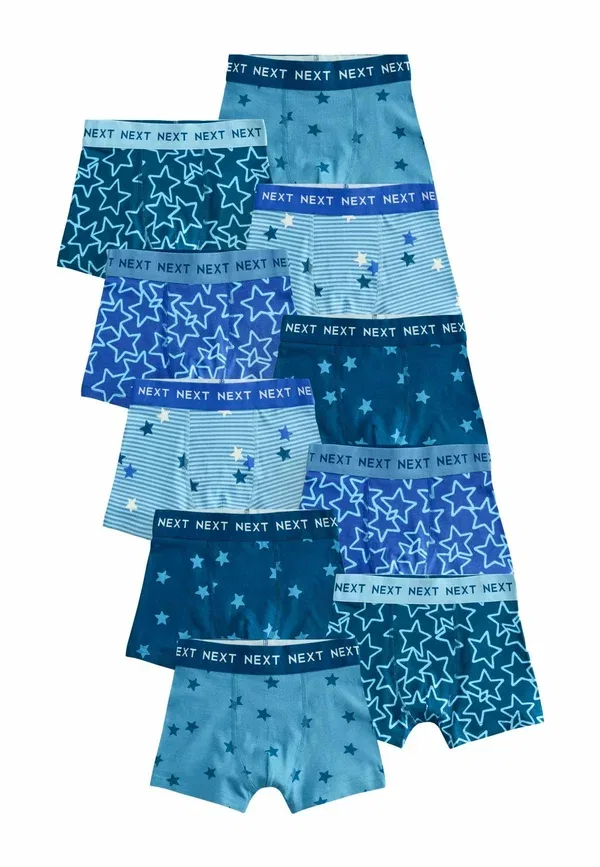 Трусы 10 шт Next, blue/white stars, сине-белые звезды