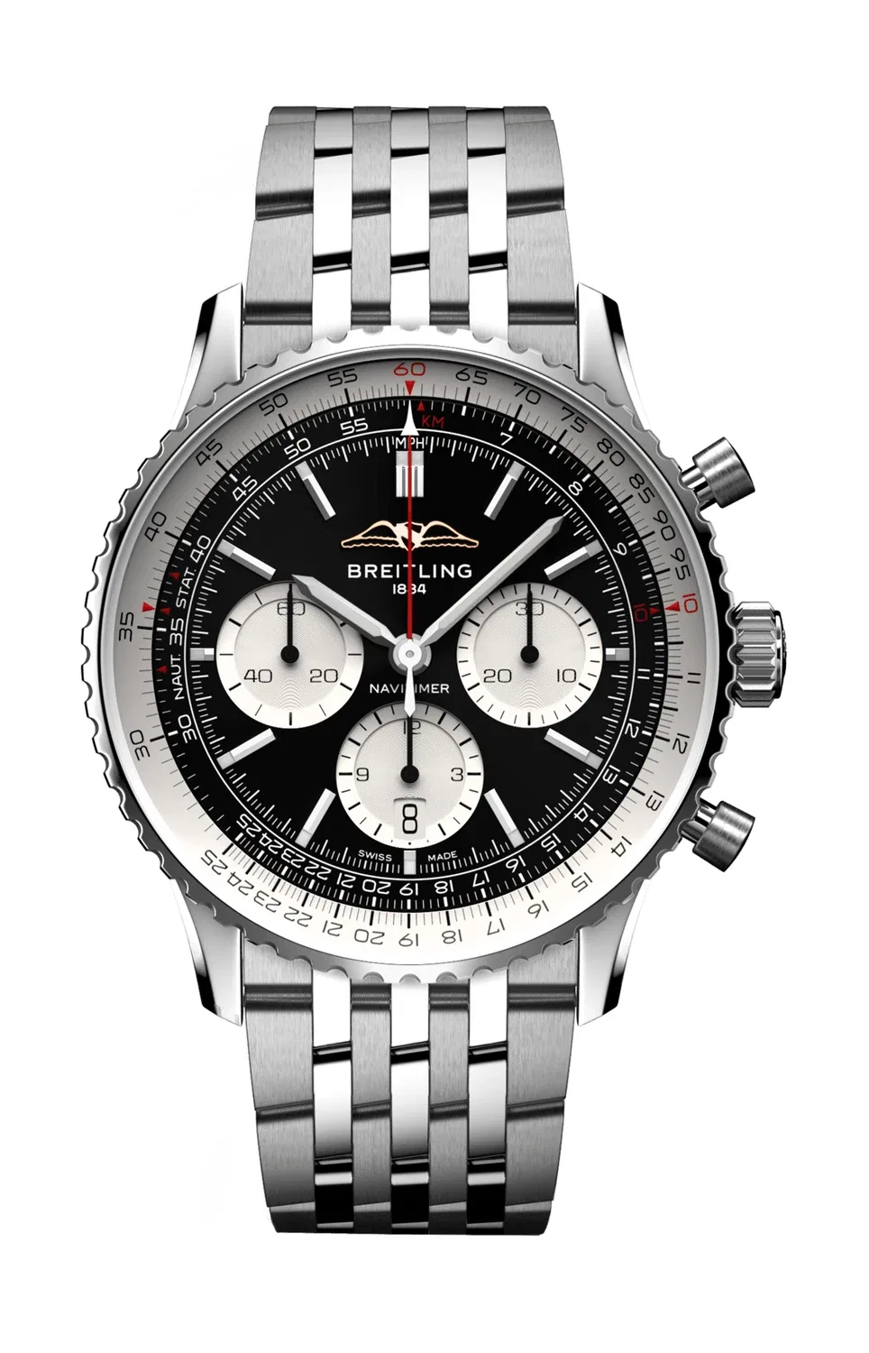 НАВИТАЙМЕР B01 ХРОНОГРАФ 43 - AB0138211B1A1 BREITLING, черный