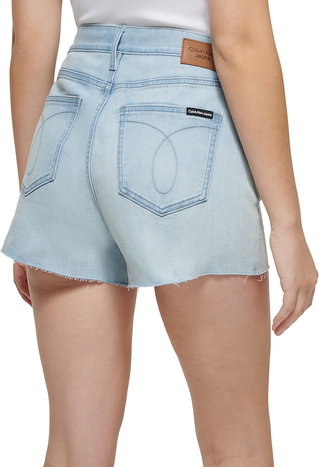 

Женские укороченные шорты Calvin Klein Jeans с высокой посадкой, Iceberg