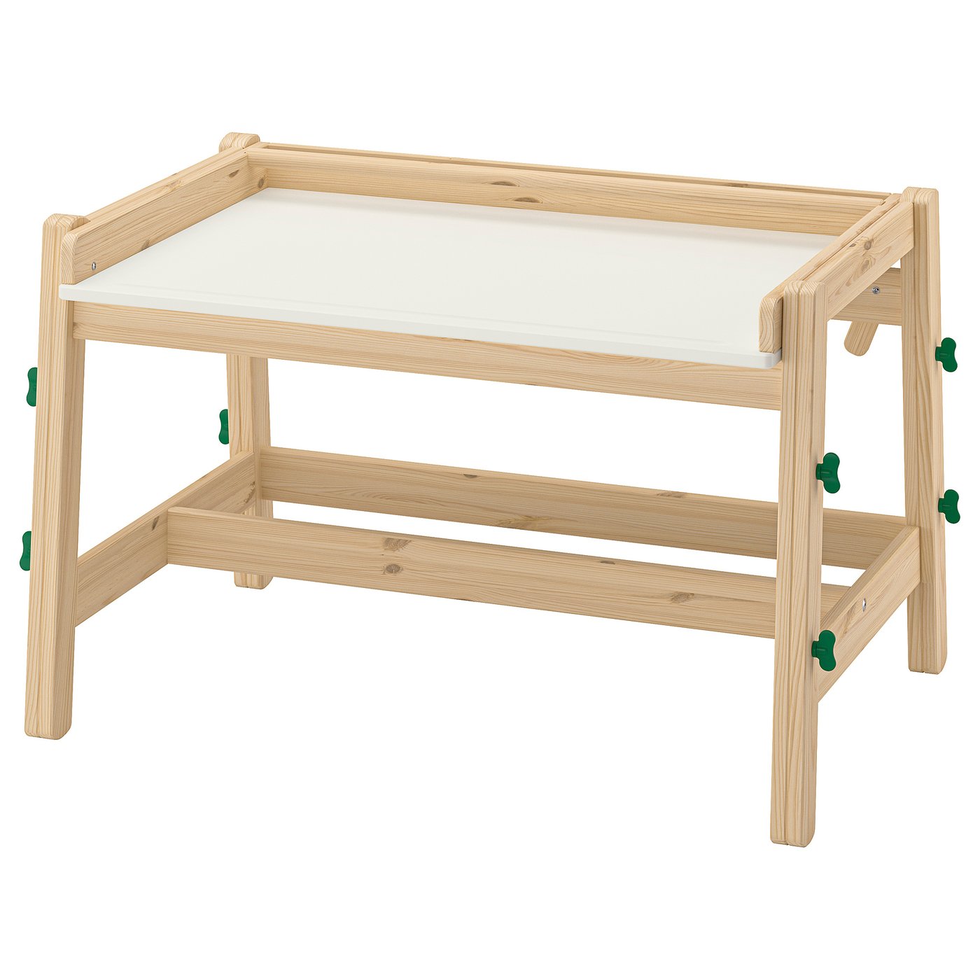 Детский письменный стол, регулируемая высота/зеленый IKEA Flisat