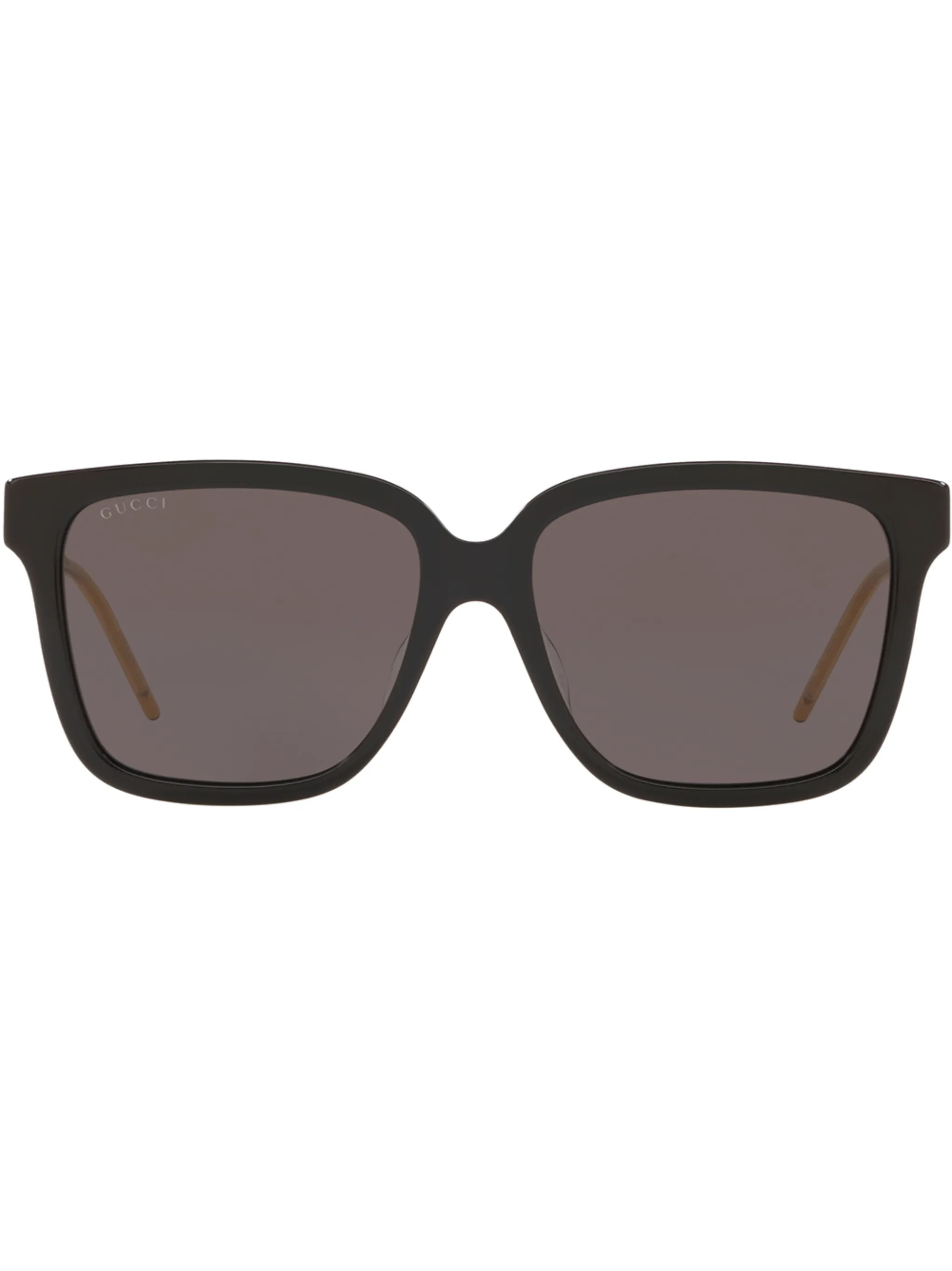 

Солнцезащитные очки в квадратной оправе Gucci Eyewear, черный