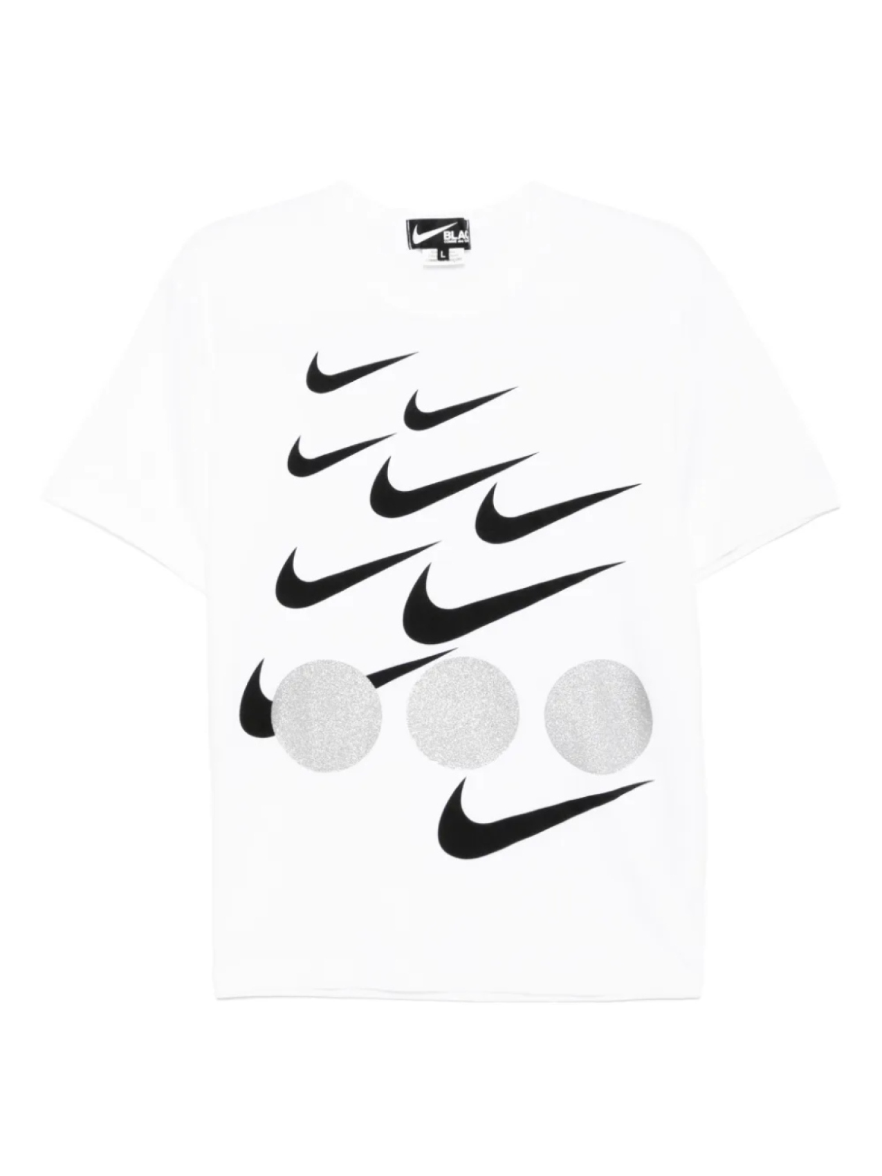 

Футболка из хлопка X Nike Black Comme Des Garçons, белый