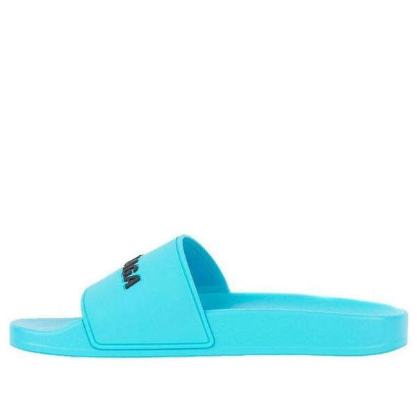 

Тапочки pool slides 'sky blue' Balenciaga, синий